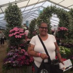 Lorraine at the flower show