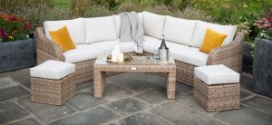 Rattan corner sofa set, called Primrose Living